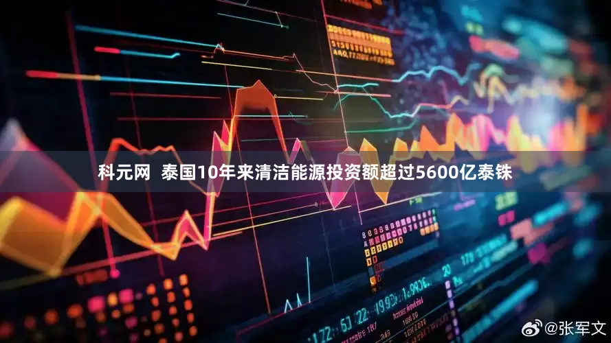 科元网  泰国10年来清洁能源投资额超过5600亿泰铢